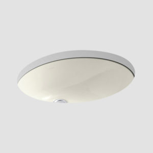Kohler: Caxton - Undercounter: K-2210: Oval: Biscuit