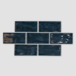 Daltile Artezen 2x4 Brickjoint - Deep Blue