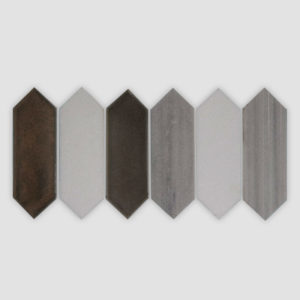 Daltile Fonte Picket Mosaic - Nautical Grey