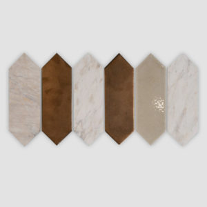 Daltile Fonte Picket Mosaic - Pier White