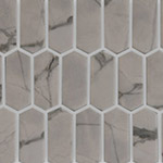 Statuette Picket Silver Satin