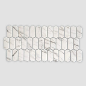 Daltile Statuette Picket Mosaic - Venetian White