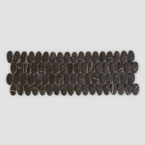 Daltile Statuette Oval Mosaic - Night Shade