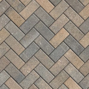 4″ x 8″ 45° Herringbone – Dark Orange/Tan/Charcoal