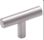 Amerock Bar Pull Knob Stainless Steel